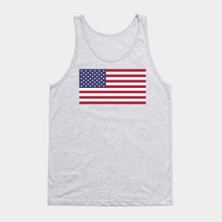 Patriotic Red White Blue Stars And Stripes Flag Tank Top